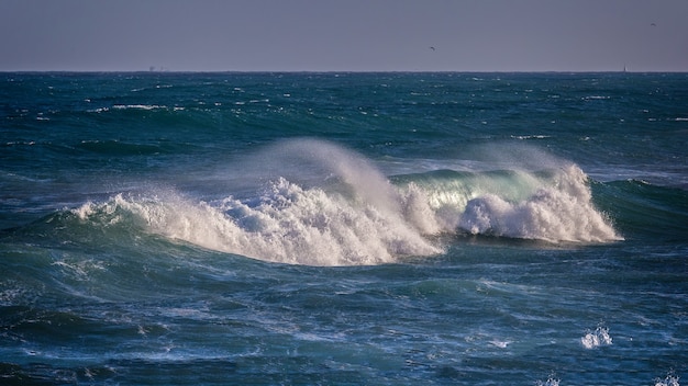 Beautiful Blue Ocean Wave