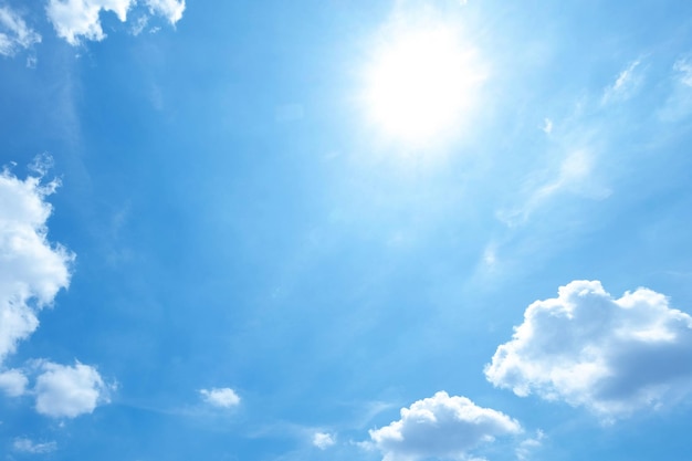 Beautiful blue sky clouds for background