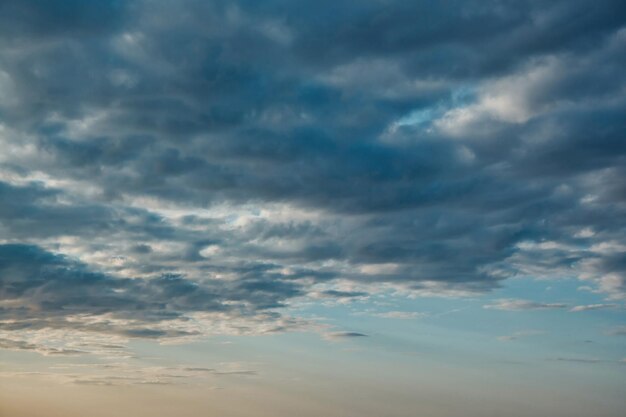 Beautiful blue sky and clouds natural background