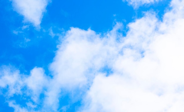 Beautiful blue sky with white clouds The perfect background for a screensaver on your computer or smartphone