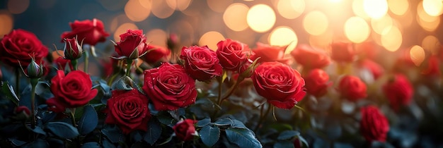 Beautiful Bouquet Red Roses Background HD Illustrations