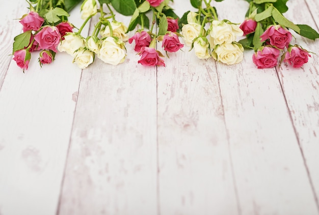 Beautiful bouquet of roses as gift