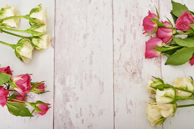 Beautiful bouquet of roses as gift