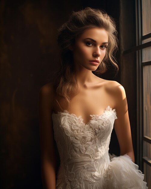 Beautiful Bridal Portrait of a Bride