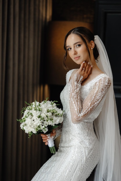 beautiful bride portrait