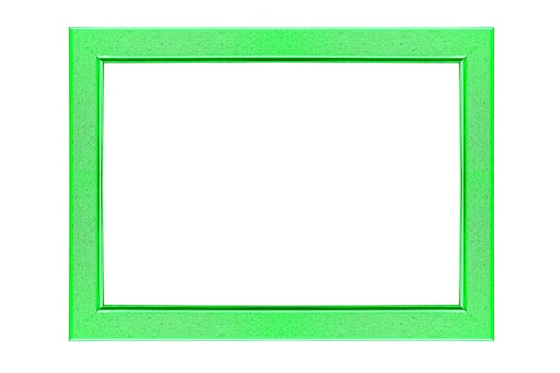 Beautiful brown frame isolated on white