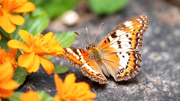 A beautiful butterfly photo ai generated