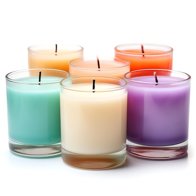 Photo beautiful candlelight enhance your space with fragrant and decorative candles