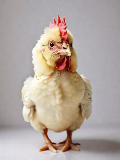 beautiful chickenYou white background