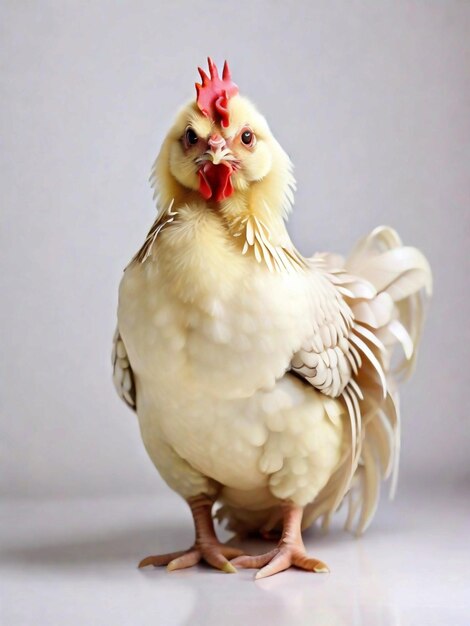 beautiful chickenYou white background