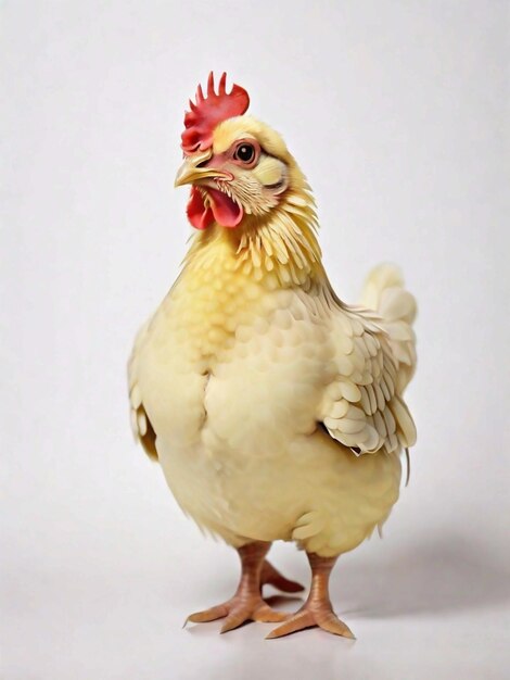 beautiful chickenYou white background