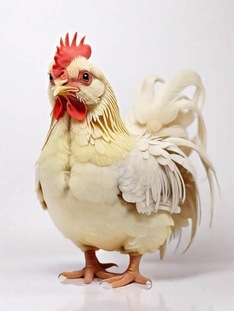 beautiful chickenYou white background