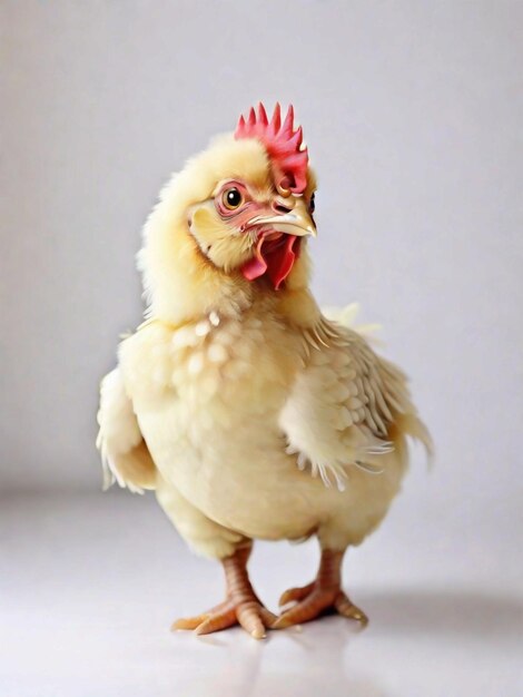 beautiful chickenYou white background