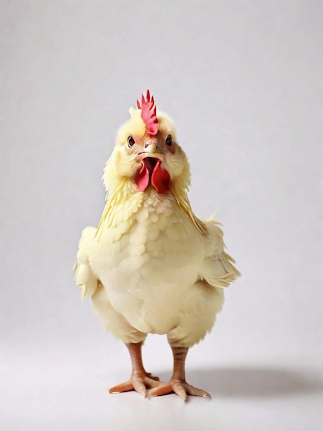 beautiful chickenYou white background