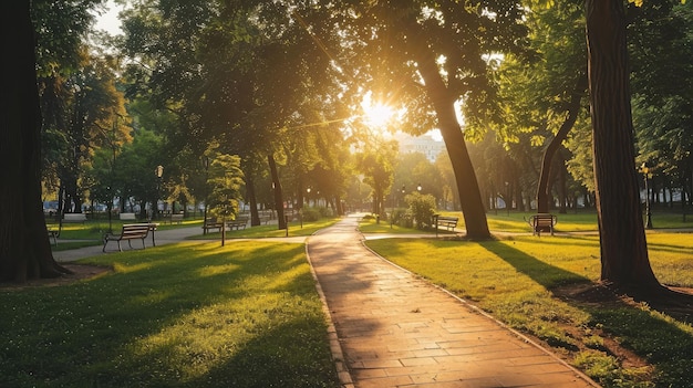 beautiful city park