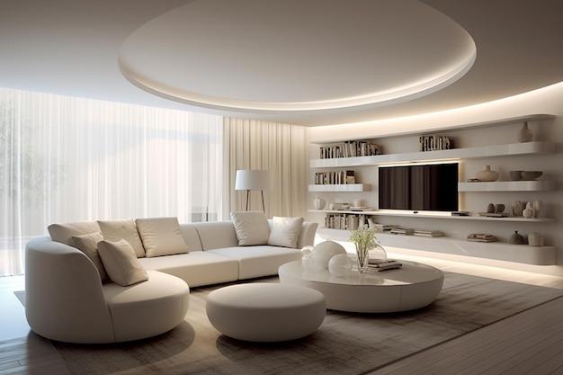 A beautiful clean look interior design