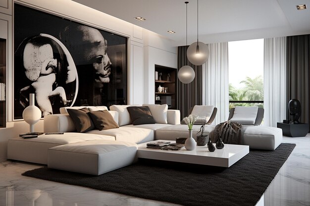 A beautiful clean look interior design