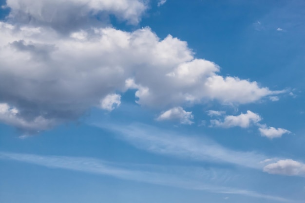 Beautiful clouds on blue sky