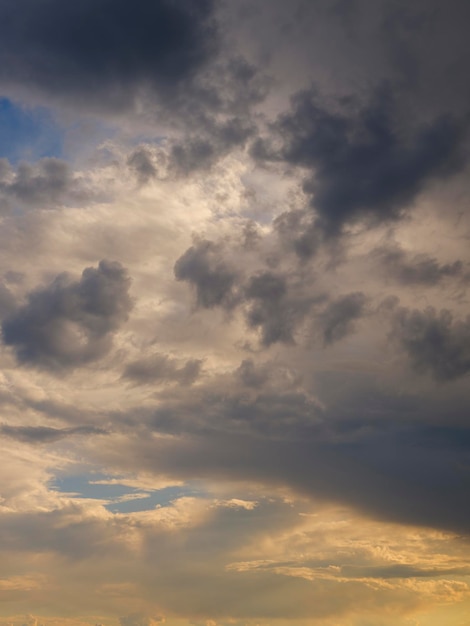 Beautiful clouds at sunset