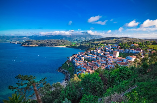 Beautiful coastal town of Lastres in Asturias (Spain), belonging to the Municipality of Colunga.