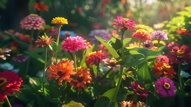 Beautiful Colored flowers with blurry background wallpaper vase nature