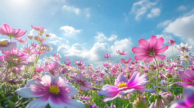 Beautiful Colored flowers with blurry background wallpaper vase nature