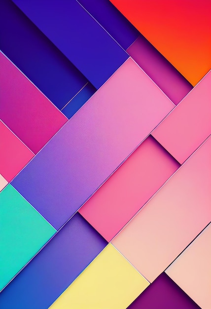 Beautiful colorful abstract wallpaper 3D rendering