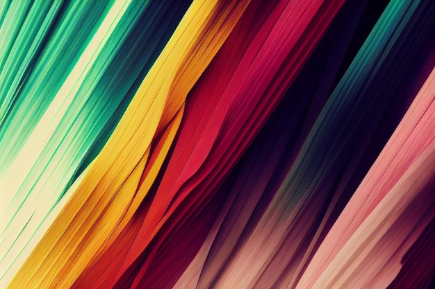 Beautiful colorful abstract wallpaper 3D rendering