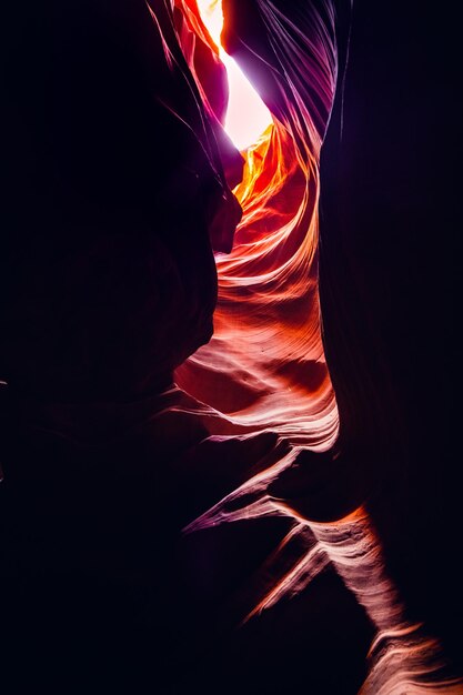 Beautiful colors at the Antelope canyon Arizona