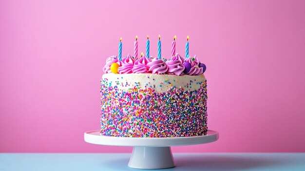 A beautiful and the colourful cakes and the Photo of a delicious birthday cake Cute unicorn cupcake