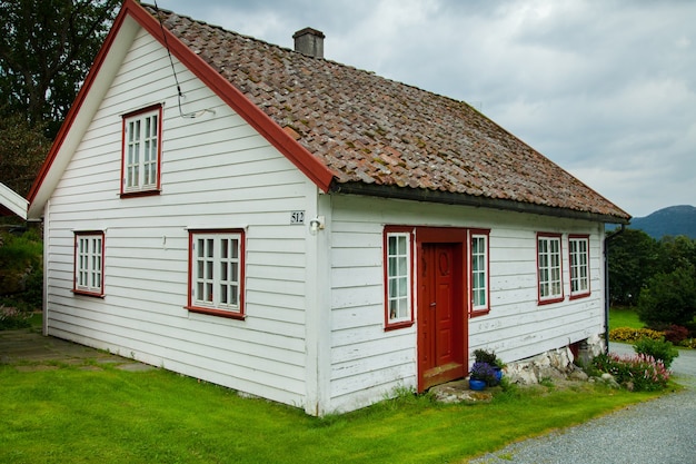 Beautiful country house in Norway. Dream cottage in nature.