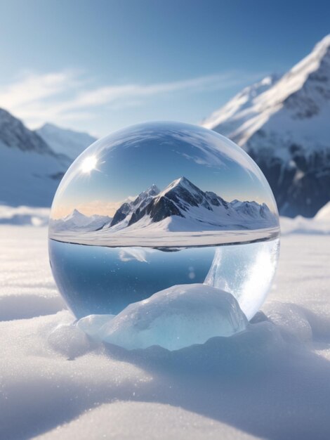 beautiful crystal ball