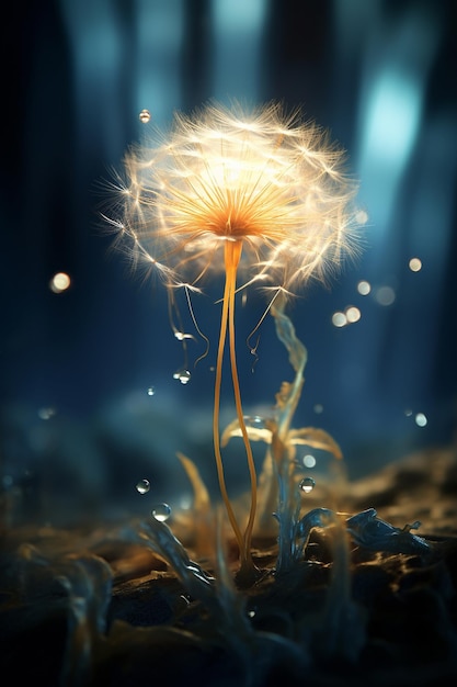 beautiful dandelion