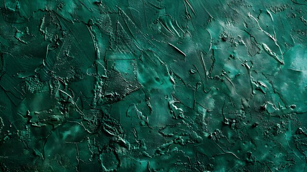 Beautiful dark green stucco Background Abstract Grunge Decorative Plaster Wall backd Generative AI