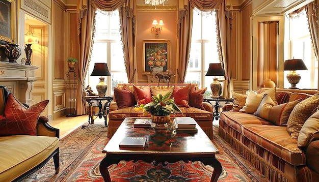 Beautiful decorated drawing room