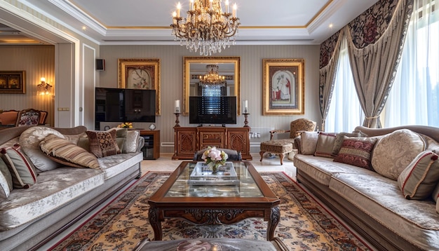 Beautiful decorated drawing room