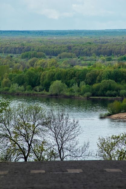 Beautiful descent to the river