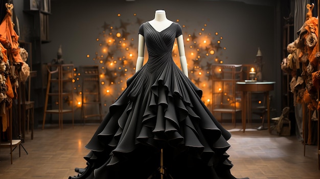 Photo beautiful design gown