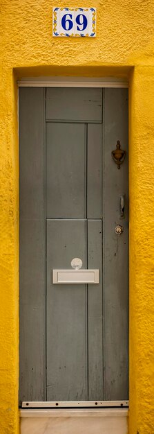 Beautiful details of typical doors from Portuguese houses