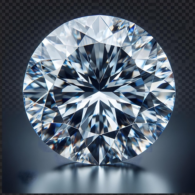 Beautiful diamond isolated on transparent background2