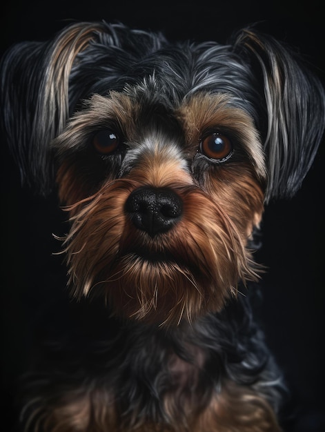 Beautiful dog portrait generative ai