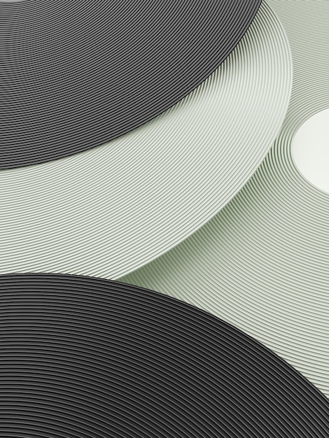 Beautiful and elegant background with circular disk elements minimalist style