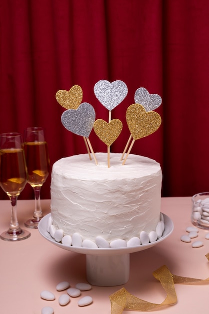 Beautiful and elegant cake topper