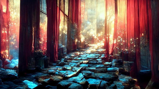 Beautiful Environment Background Image Concept Art