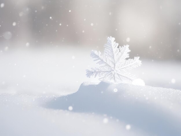 A beautiful falling snow background