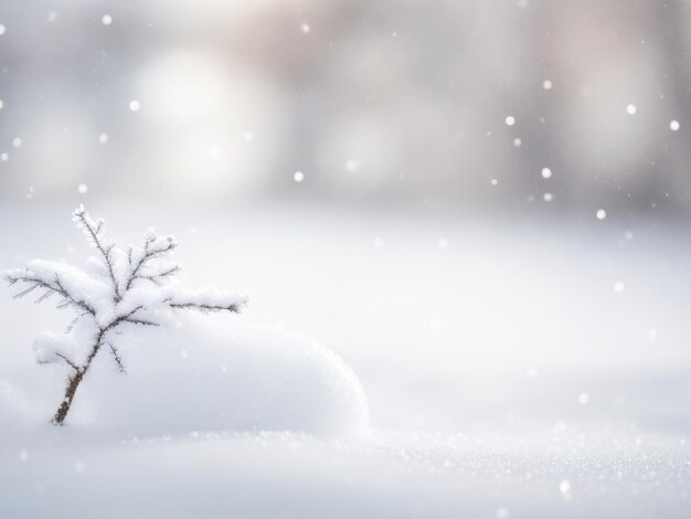 A beautiful falling snow background