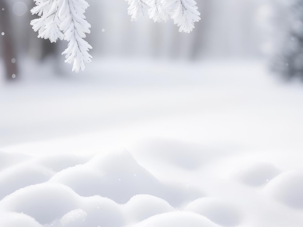 A beautiful falling snow background