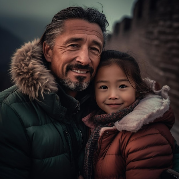 a beautiful fathers daughter smile image