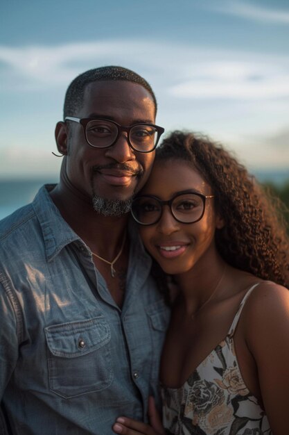 Beautiful Fathers Day Photo Shoot in adorable and Smiling Poses Wonderful Place in Nature