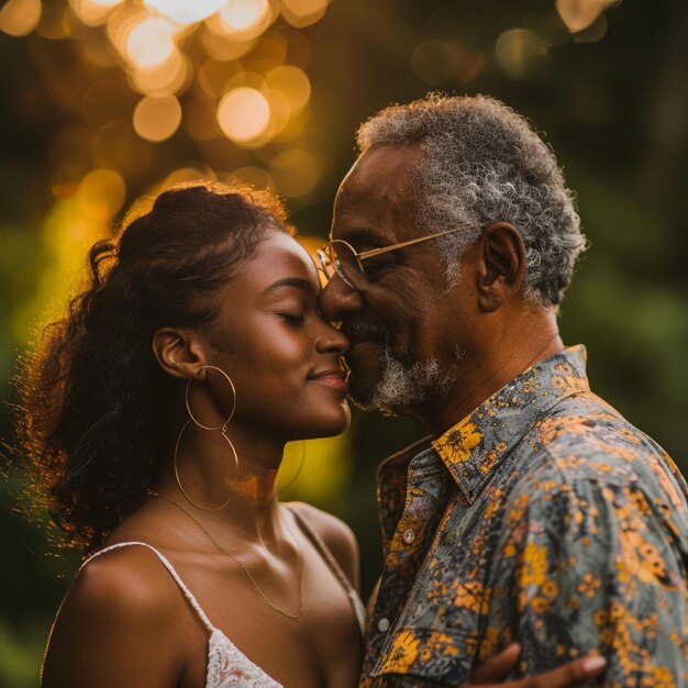 Beautiful Fathers Day Photo Shoot in adorable and Smiling Poses Wonderful Place in Nature